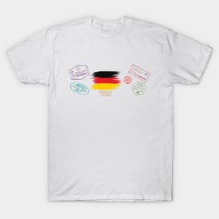 Germany Love Travel Stamp Tee! T-Shirt